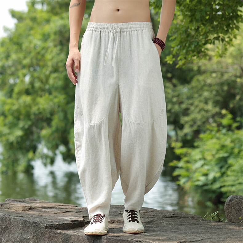 纯亚麻休闲裤风星座815-8611p105,男装休闲裤,星座815（原A203）