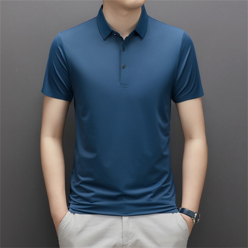 polo衫男士t恤短袖翻领中年时尚商务男夏季体恤衫SQ68385-P50,男装Polo衫,星座1105-3