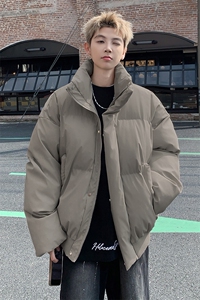 clean短款舒适立领PU皮棉服男女潮牌痞帅大码棉袄M2909特P90控158图片