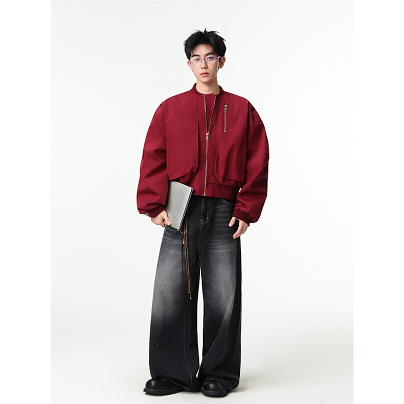 JK112-P78现货秋冬男女飞行服夹克短款上衣外套,男装夹克,电商B327