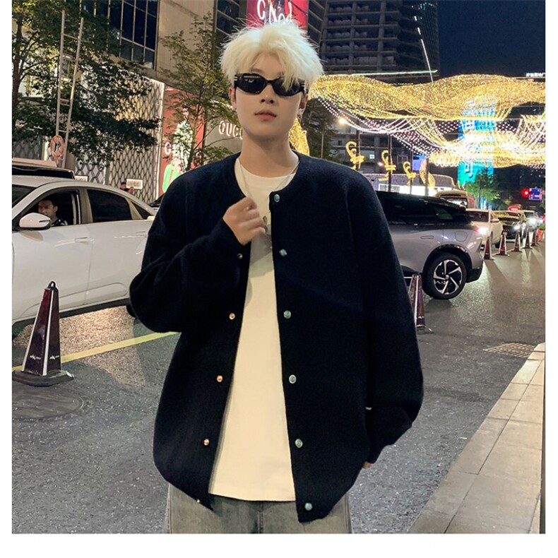北极绒毛衣现货男式新款长袖时尚休闲男装开衫XZ212-1-QMY37-P73,男装针织衫/毛衣,星座212-1