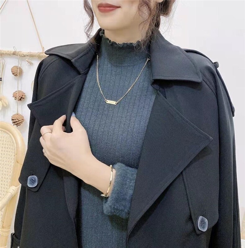 一体绒打底衫，女装，梦由