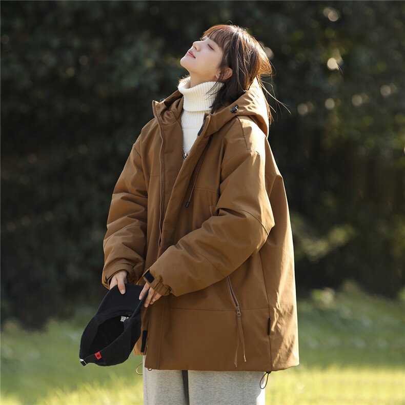 ！白鸭绒羽绒服女加厚保暖连帽休闲外套815A-YR9012-P220特,男装羽绒服,星座815A