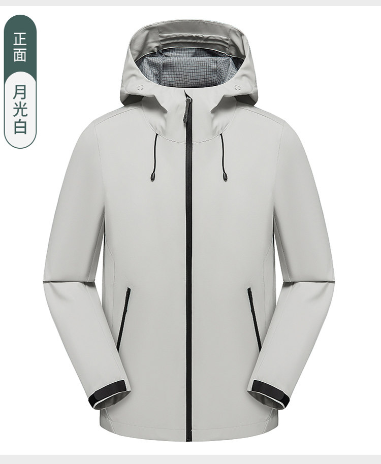 2025秋冬百搭时尚简约情侣款冲锋衣，女装短外套，衫都服饰