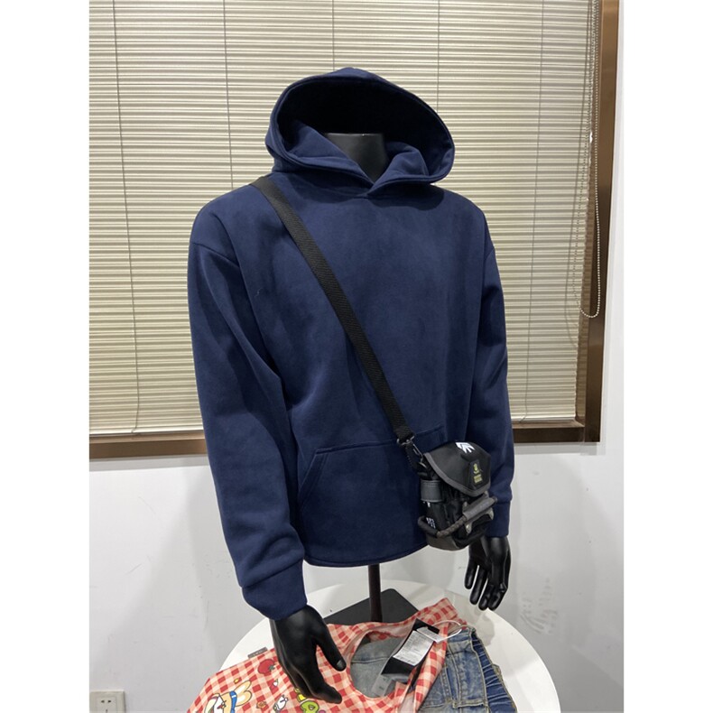 420克重磅套头连帽卫衣男加厚SY625P48加绒P55,男装卫衣,电商基地A086