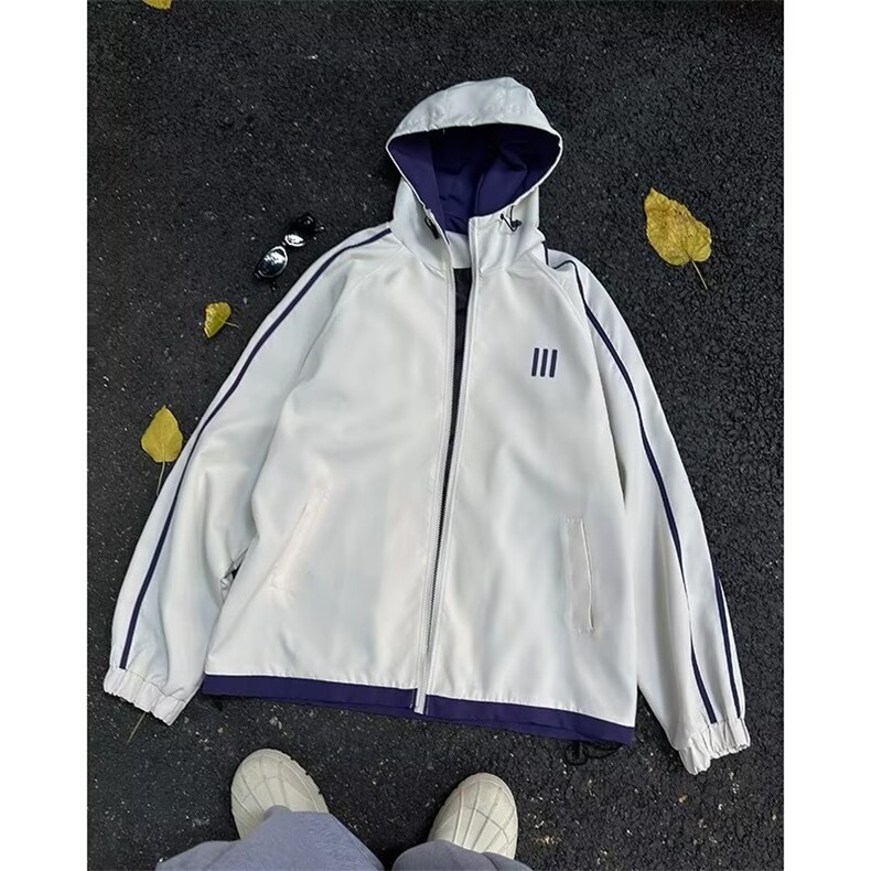 美式机能连帽冲锋衣新款春秋潮户外登山夹克秋季外套LW2055-p63,男装夹克,星座1008