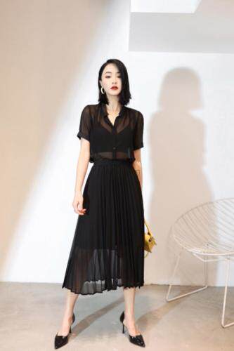 套装，仿真丝，女装职业装，红燕子