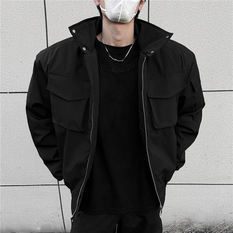 2025冬装飞行员夹克棉服厚外套男装冬季宽松立领棉衣S378特95,男装夹克,电商A233-1