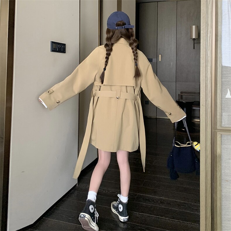 【现货】151P125K1782025春秋季新款休闲风衣外套女,女装风衣,2C037