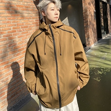 港风复古工装夹克男春秋休闲上衣服男士外套J2502P70控108，男装夹克，电商A157