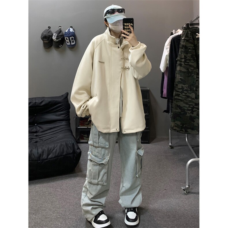 重磅！麂皮绒复合夹克飞机扣外套XH43-特P60控价：108,男装夹克,电商B367