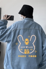 牛仔夹克男大码牛仔外套男茄克NJ77297-P60，男装夹克，电商A040