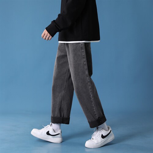 主推！秋冬季新款蒙马特牛仔裤宽松休闲男女长裤子K002-P50控68，男装牛仔裤，星座715