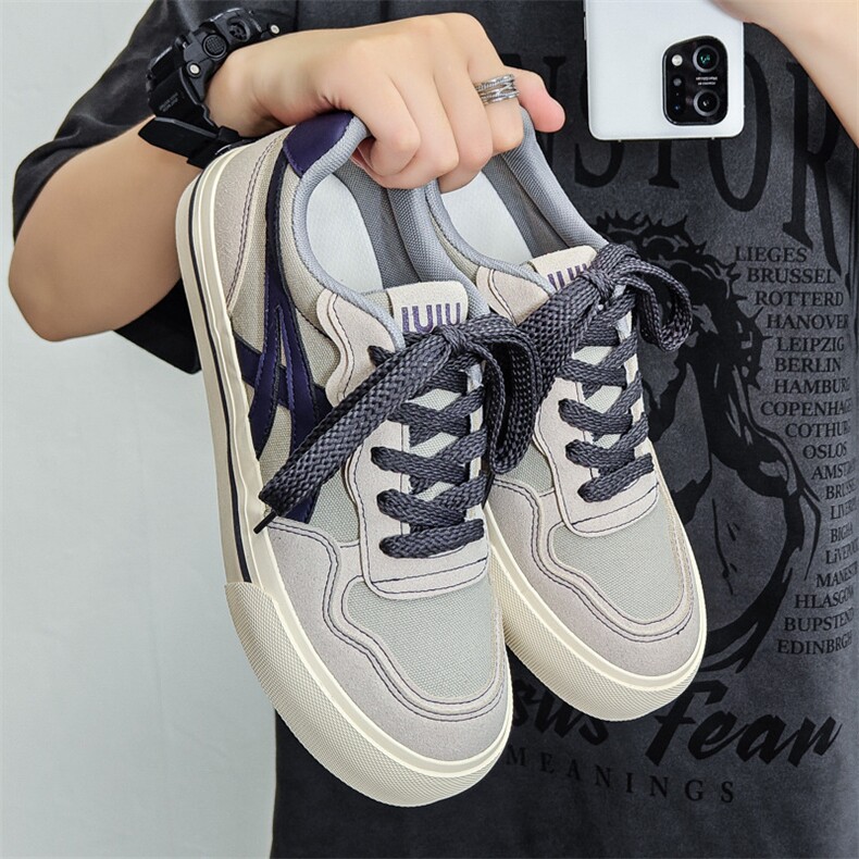 X4181-105秋季德训款2024新款韩版潮流帆布鞋男百搭潮流板鞋子男，男鞋帆布鞋，星座1407-3