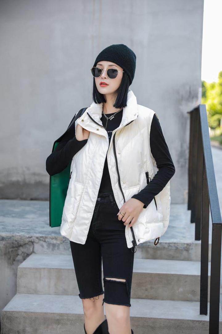 冬装新款羽绒马甲现货，女装马甲，汐悦