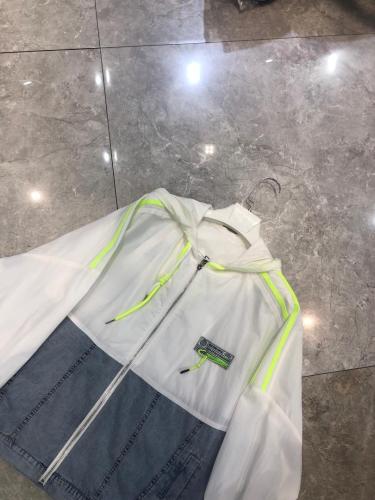 排单款爆版牛仔拼接防晒服,女装,金地雪