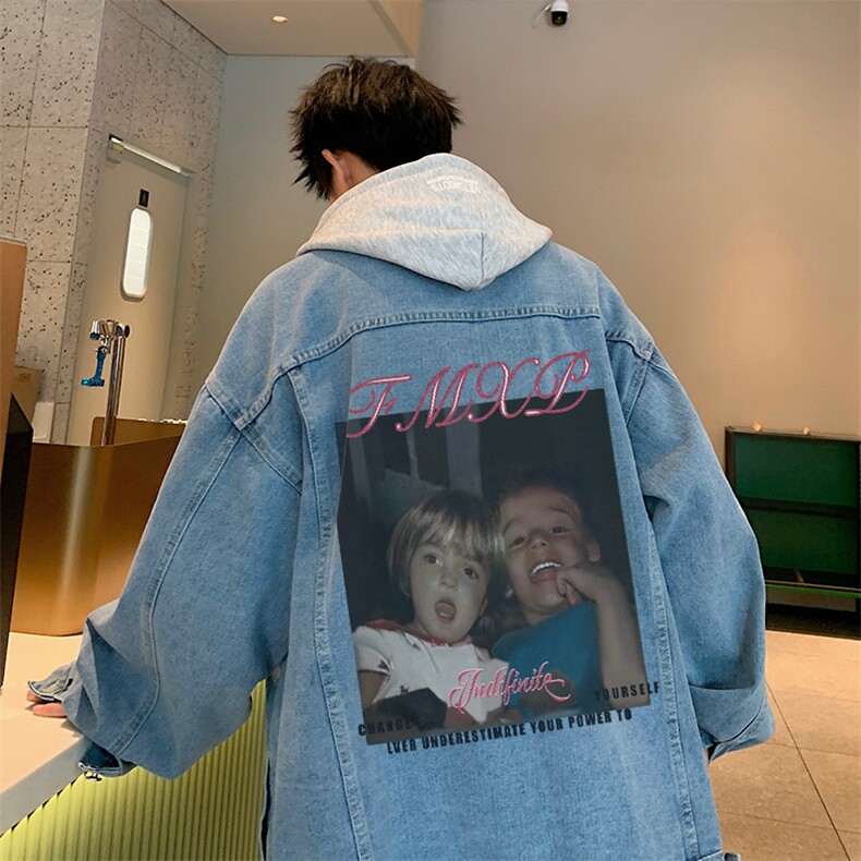 复古水洗牛仔外套男春季美式高街oversize潮牌工装夹克JK1047-P88,男装工装外套,星座1103-3