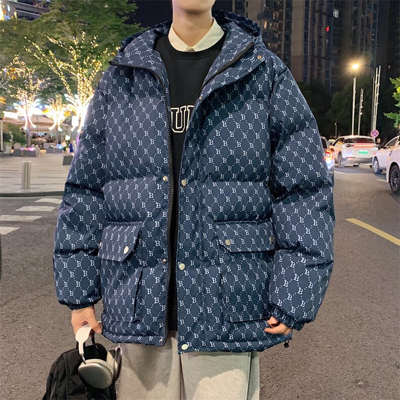 冬季新款棉衣男连帽款羽绒棉服男装潮流韩版女学生棉袄外套MY846,男装棉衣,星座310B-1