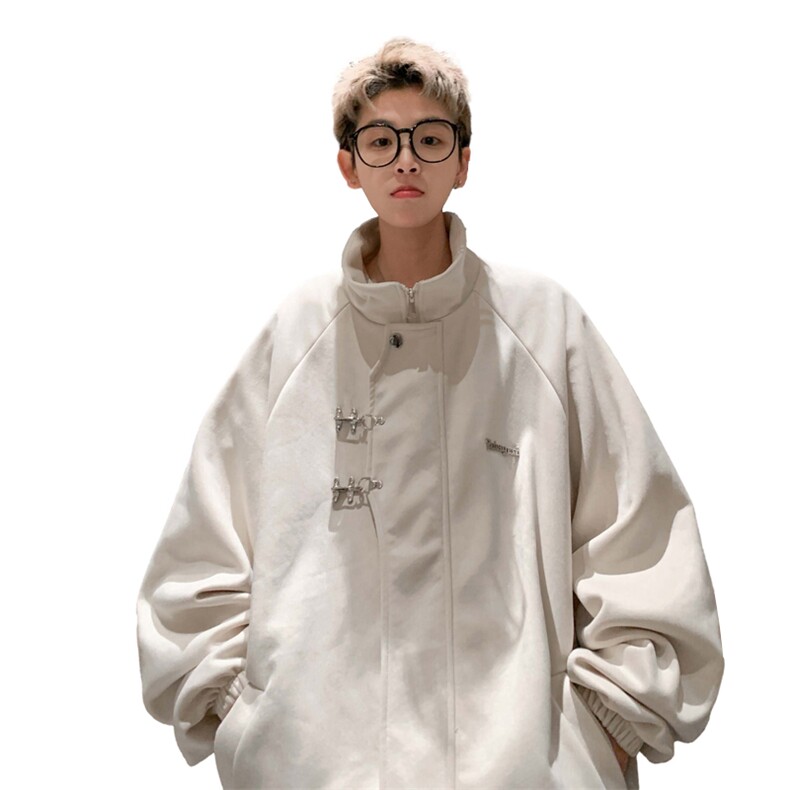 重磅！麂皮绒复合夹克飞机扣外套CP43-特P60控价：108,男装夹克,电商B371