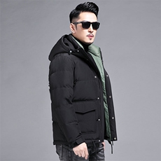B8816钱塘2020-3冬季新款90白鸭绒羽绒服连帽男士商务精品P260，男装羽绒服，钱塘207-3