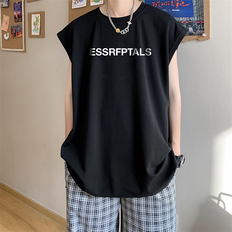 量大优可提供视频2024夏美式无袖背心HD019-1-BX24208-P18,男装背心/马甲,电商019-1