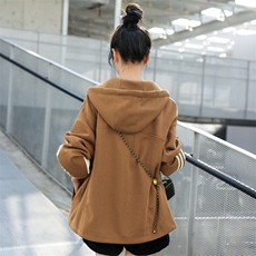 2023年春季新款女装韩版休闲风衣外套女，女装短外套，靓星雨