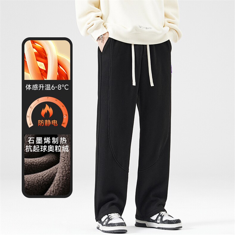 A178-1DY589AP90奥粒绒秋冬季美式休闲针织卫裤,男装休闲裤,电商A178-1