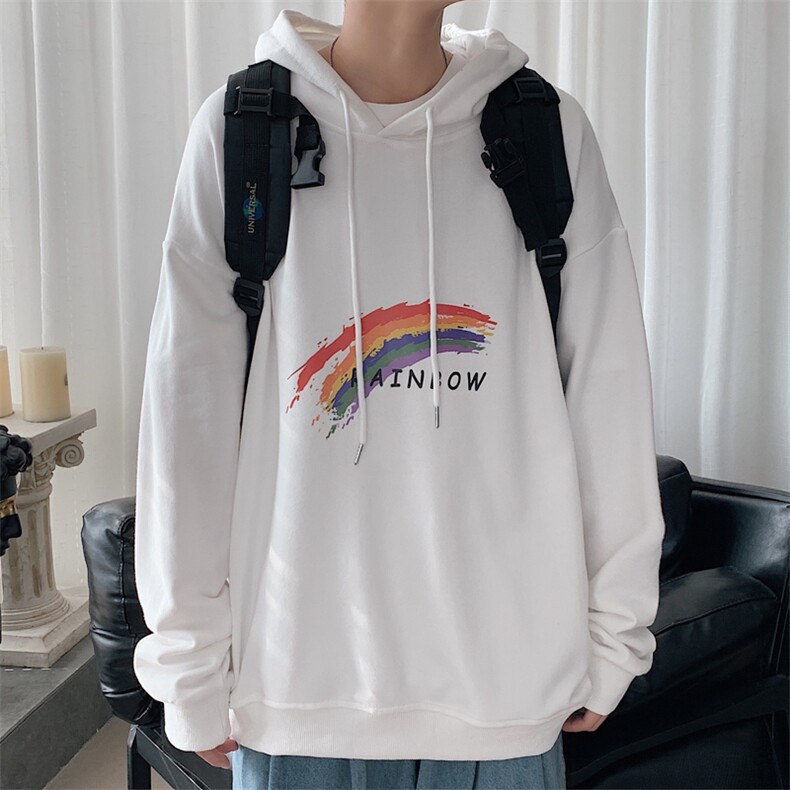 WY2064-P40加绒-P45纯棉连帽卫衣男大码运动帽衫宽松薄外套男,男装卫衣,电商A040