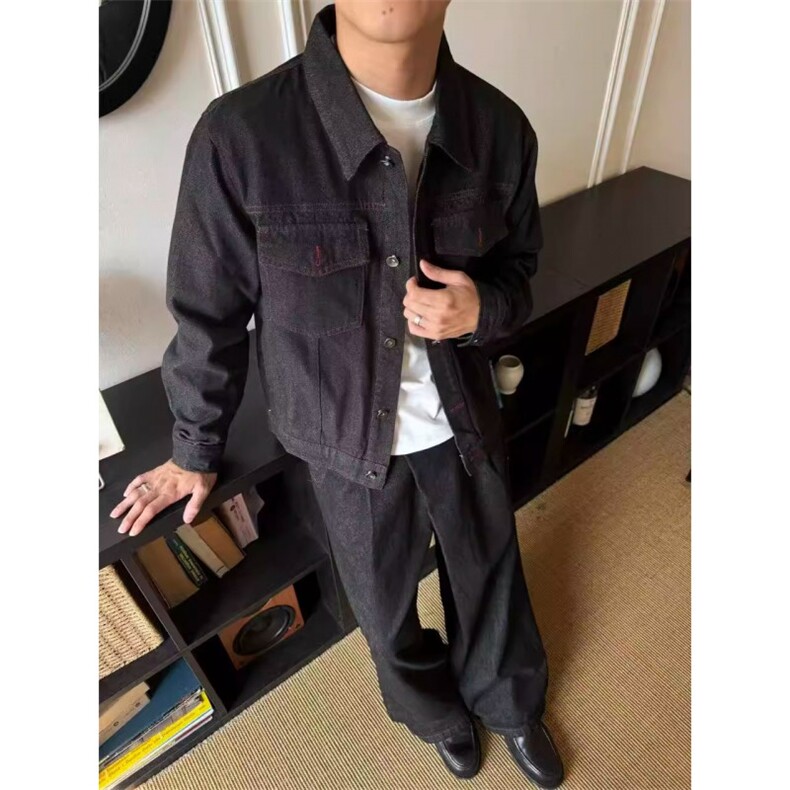 工装牛仔夹克秋季短款cleanfit设计外套JKT001-P68,男装夹克,星座208-5
