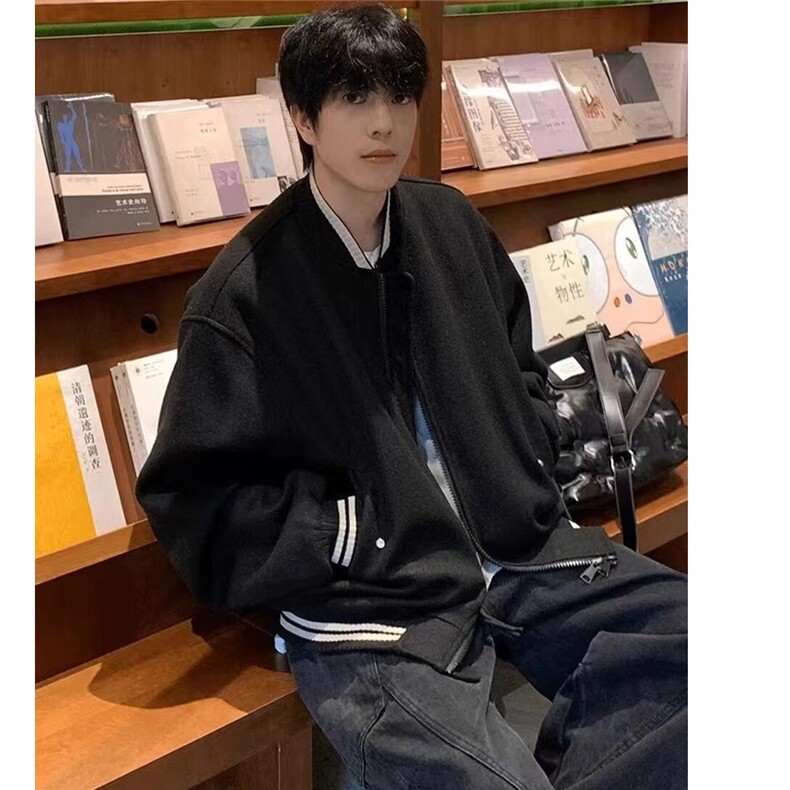 现货DJK9214-批63美式重磅毛呢夹克棉服男款冬季加厚图片