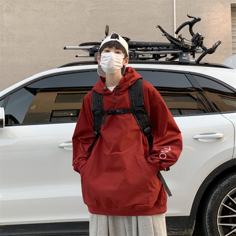 2025新款文艺ins时尚简约纯色薄款夹克外套JK110P68,男装夹克,星座1108