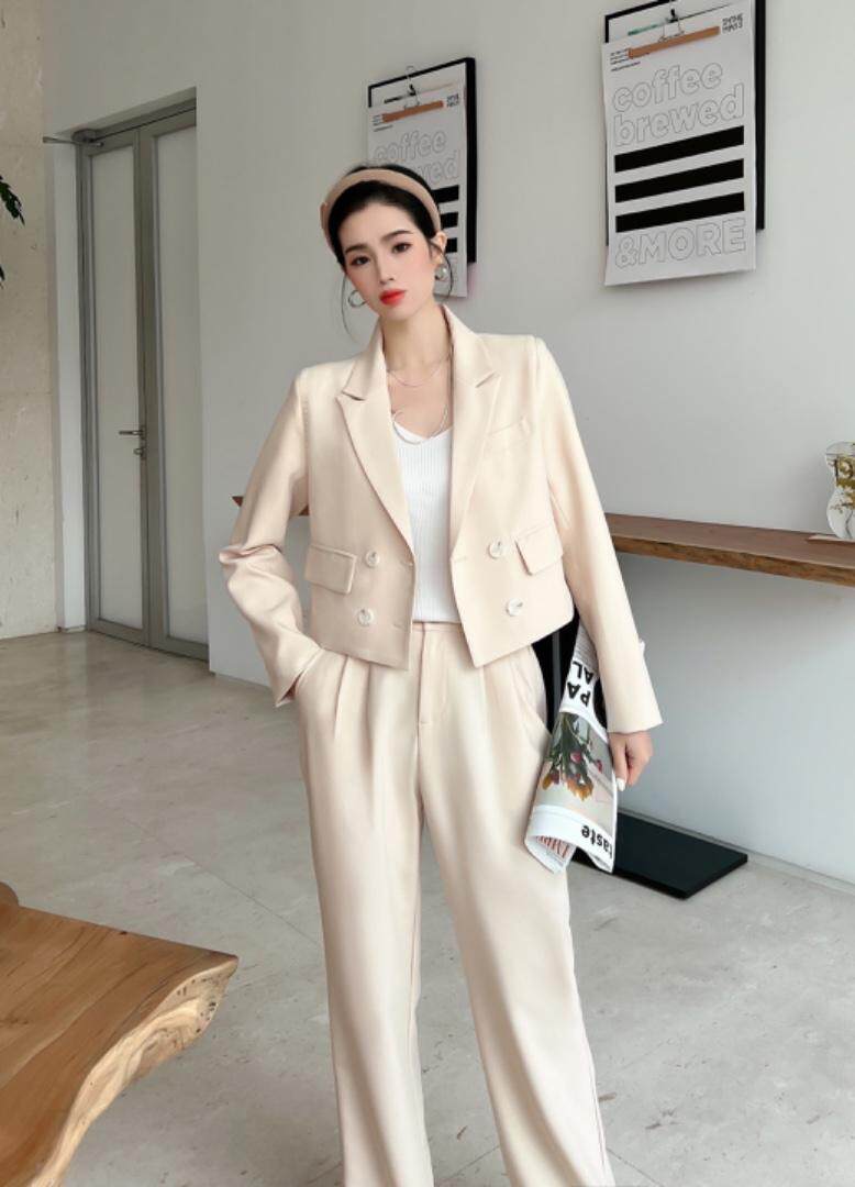 07裤套装，女装职业装，英利伊人
