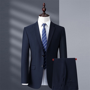 男士2023年春季西服礼服西装修身商务休闲男装西装套装图片