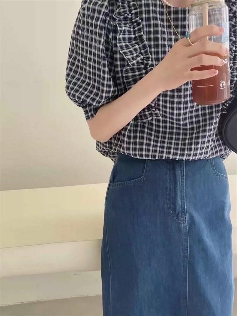 格子小衫，其它，nice 奈思