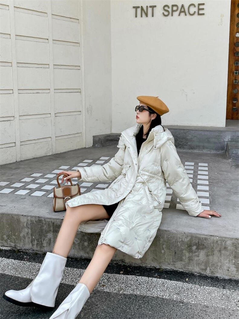 2021冬季羽绒服长款压轴定制长款羽绒服，女装羽绒服，R2