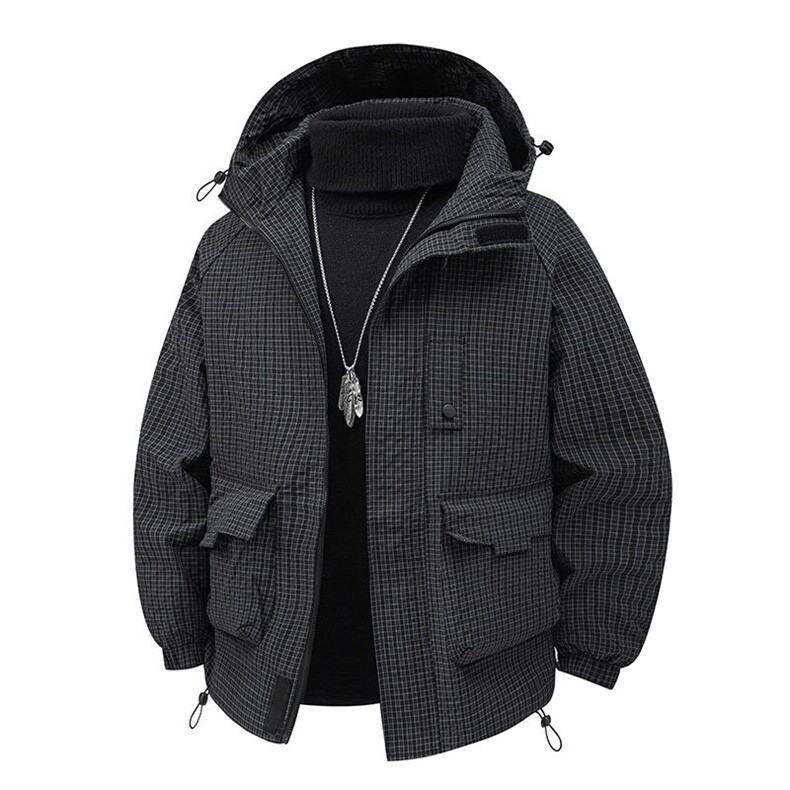 秋季户外连帽夹克男外套男女同款DSA157B-JK7811-P75,男装夹克,电商A157B