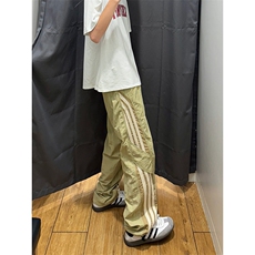港风大码宽松速干裤直筒裤休闲裤长裤A014-DY25086-P50控68，男装休闲裤，电商A014
