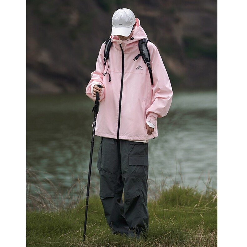 冬款户外防风防水拉链魔术贴滑雪服男大码夹克保暖外套M34-P140,男装棉衣,电商A001