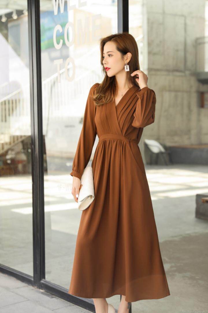 秋装气质连衣裙，风衣外套，女装连衣裙，EE