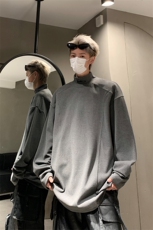 半高领长袖卫衣男秋季宽松休闲套头t恤打底衫XZ514-2-24230-P48，男装T恤，星座514-2(原B239)