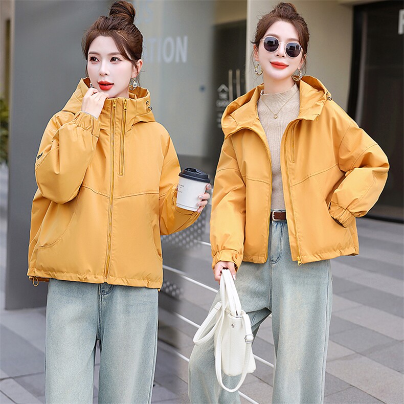 现货。现货派克羽绒服女短款冬季2024新款宽松时尚工装冲锋衣外套，女装羽绒服，一安秀