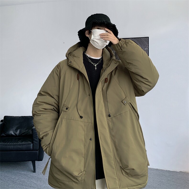 冲锋衣男羽绒棉服冬季轻薄机能风工装外套加厚痞帅棉衣M0785-P120,男装棉衣,星座308B-2