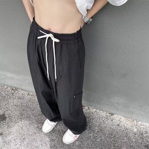 冲锋裤子男美式机能设计感降落伞兵裤高街宽松休闲长裤M6833-p43图片