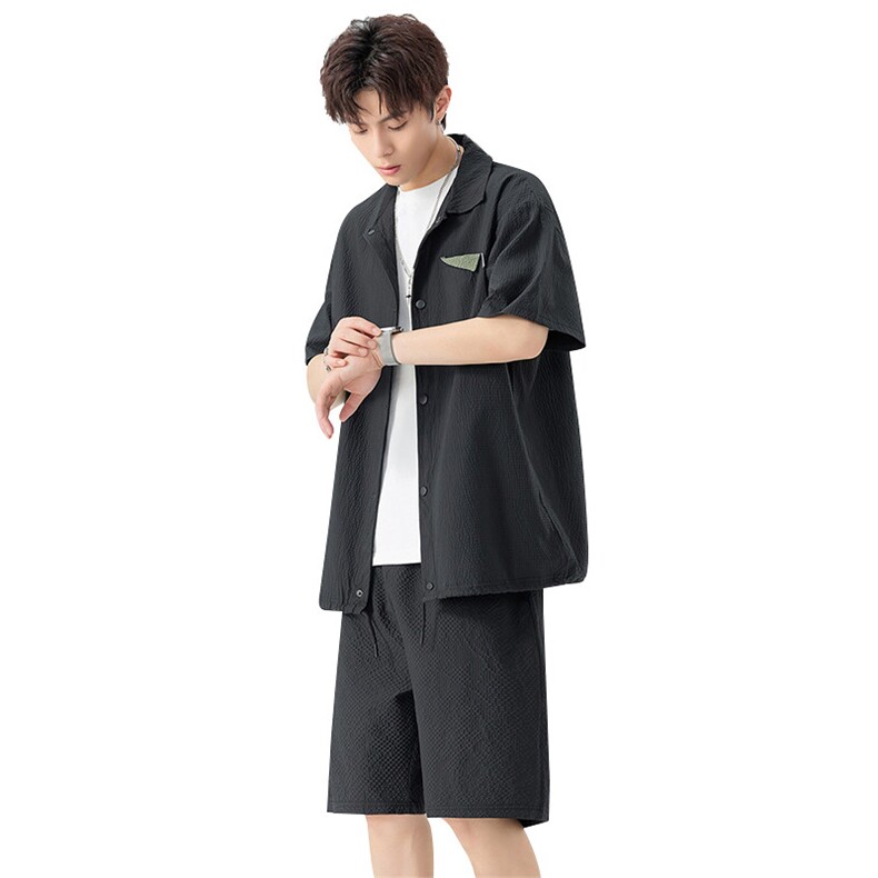 TZ35055-P57大码控88男士开衫休闲运动套装男,男装休闲套装,星座209