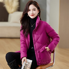 羽绒服女2023年冬季新款时尚洋气短款外套，女装羽绒服，魅影
