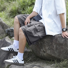 工装短裤男士韩版潮流高街口袋个性帅气2024夏季五分裤K5453-P48，男装牛仔裤，星座412-2
