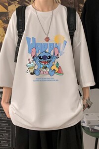 Q11077-P30 春夏季七分袖t恤男大码五分袖男短袖中袖图片