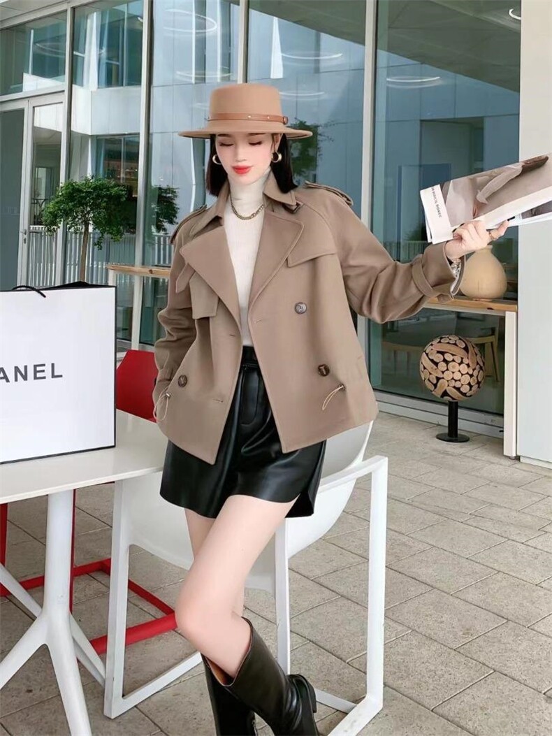 现货，斜纹拉毛休闲外套，三色、三个尺码，其它，依柏璐