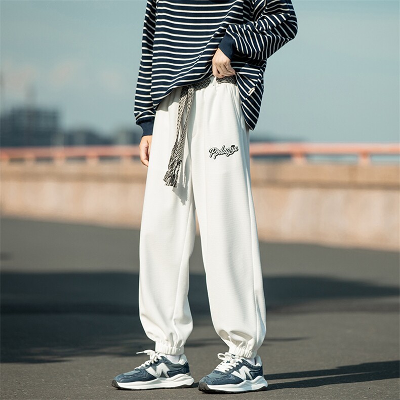2023秋款户外日系外景cityboy休闲裤男透气刺绣束脚裤K23905-P45,男装休闲裤,电商A082