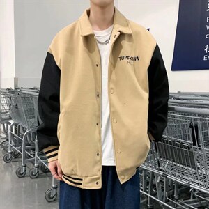 美式复古棒球服外套男士春季情侣潮流宽松潮牌ins夹克W039-p55，男装夹克，星座1008
